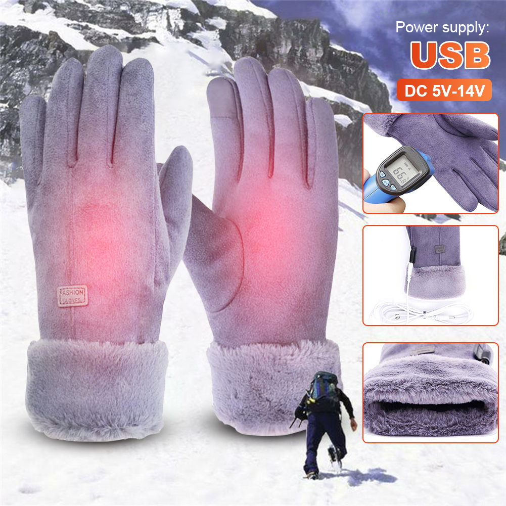 Cycling Heat Gear - Women USB Heated Gloves 3 Gear