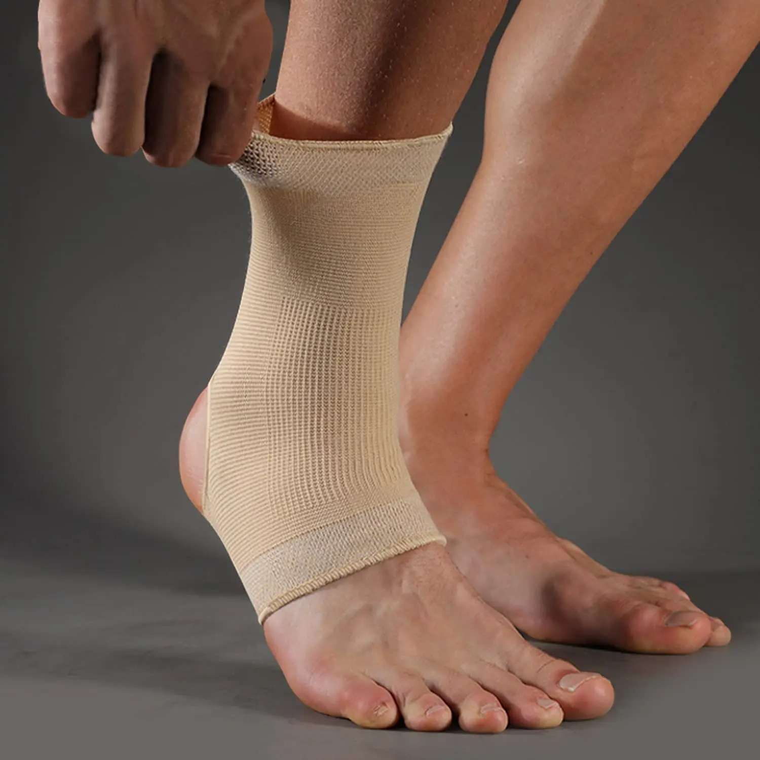 Gear In Cycling - 1pc Skin Color Sports Ankle Support
