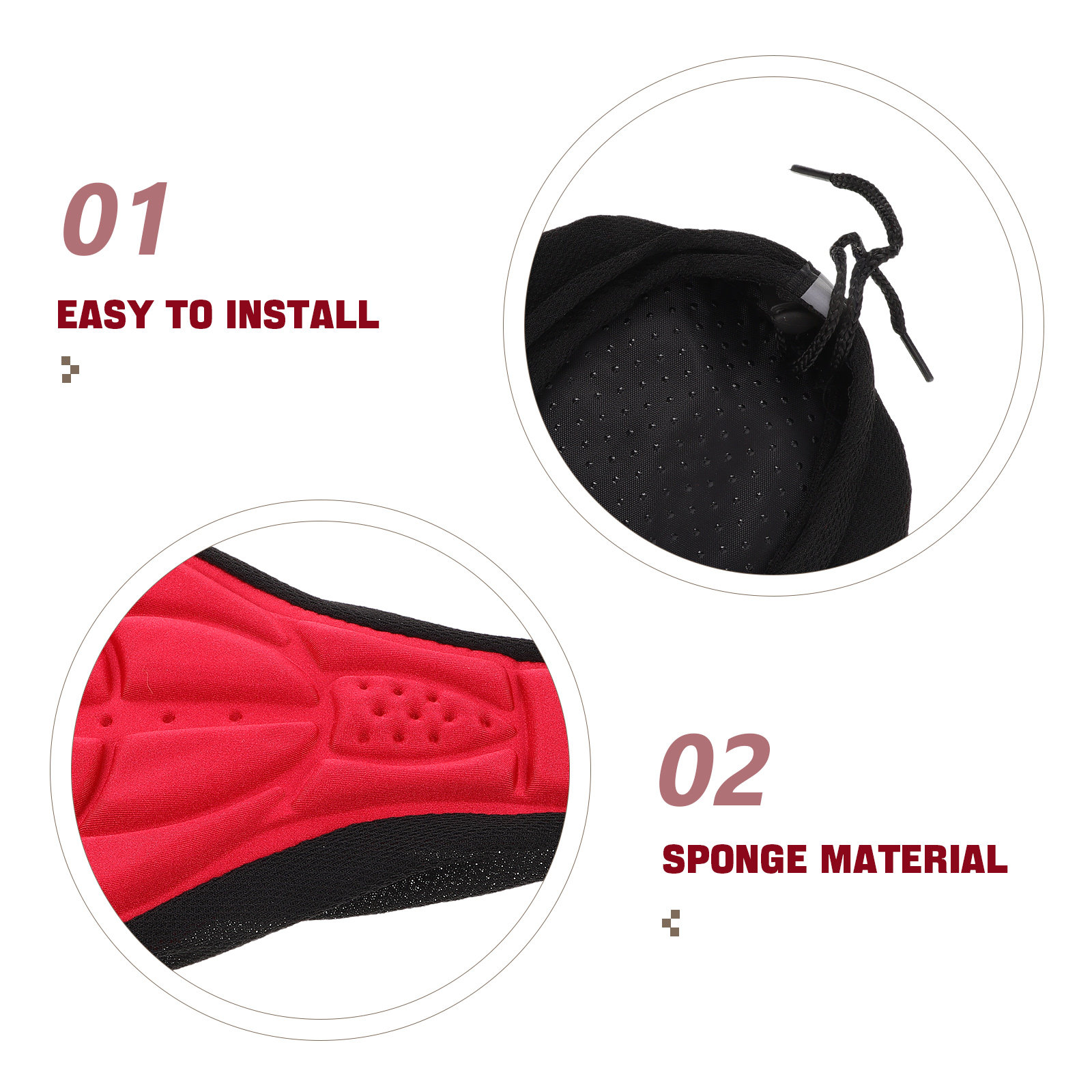 2Pcs Bike Seat Cushion Cover B - Gear In Cycling ulasan dan harga