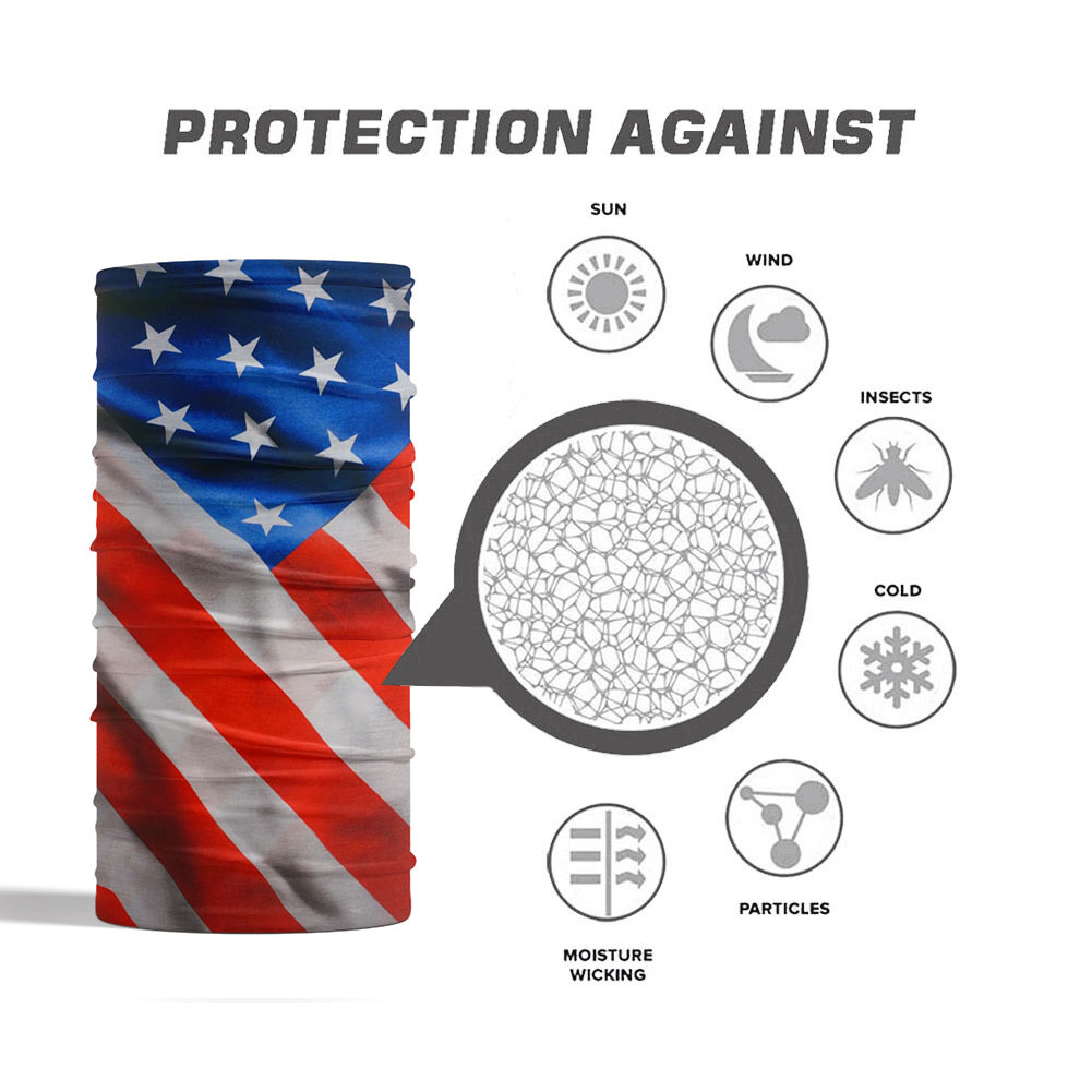 USA Flag Pattern Sun Protectiv - Gear In Cycling ulasan dan harga