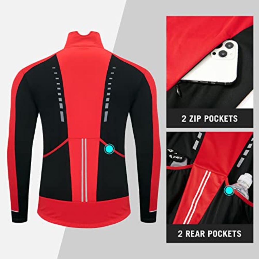 baleaf Men's Winter Jacket Win - Cycling Gear Cold Weather ulasan dan harga