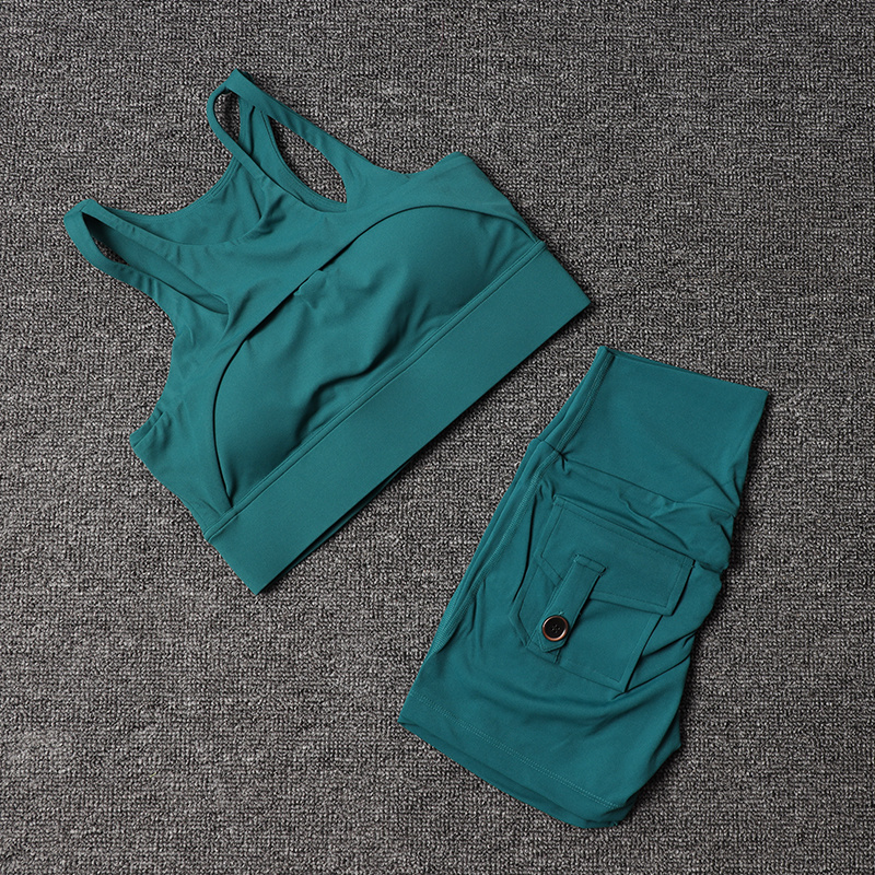 Fitness Shorts Yoga Sets Women - Cycling Gear Women ulasan dan harga