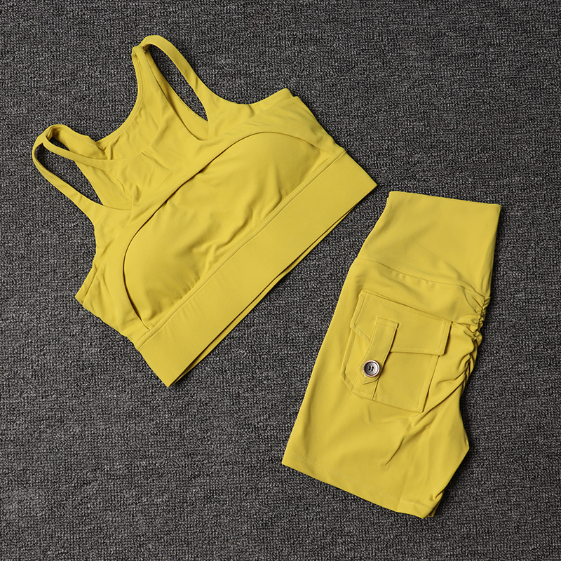 Fitness Shorts Yoga Sets Women - Cycling Gear Women ulasan dan harga