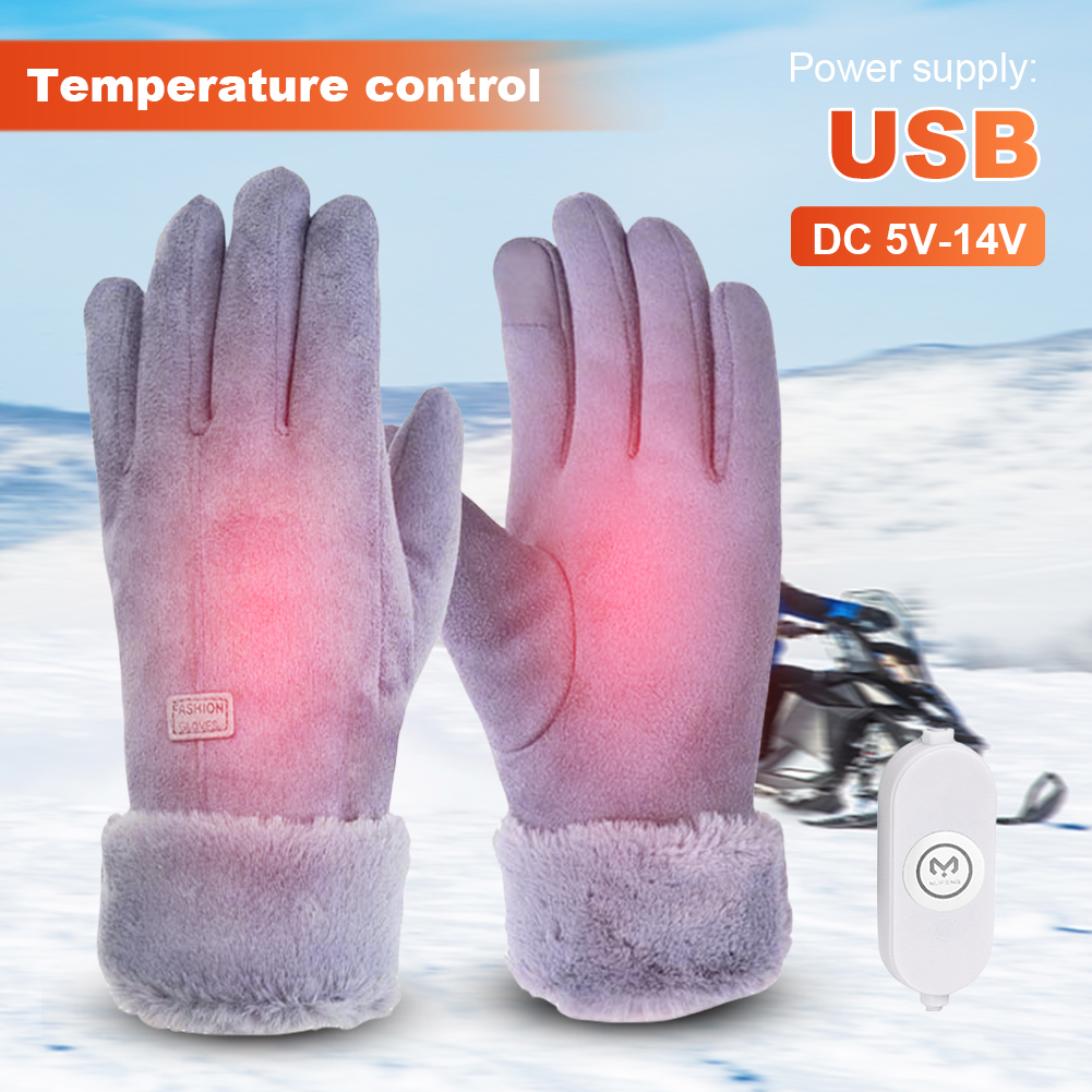 Women USB Heated Gloves 3 Gear - Cycling Heat Gear ulasan dan harga