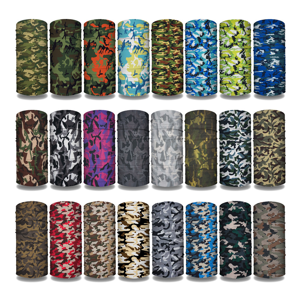 CM01-CM33 Camo Printed Bandana - Cycling Gear Women ulasan dan harga