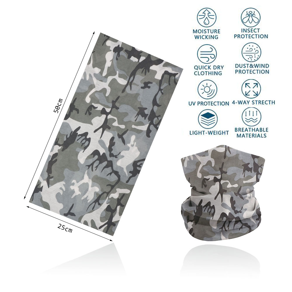 CM01-CM33 Camo Printed Bandana - Cycling Gear Women ulasan dan harga